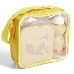 Lunchbox enfant 720ml avec gourde 350ml et sac de transport renard orange^Gifi Online