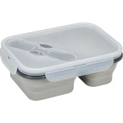 Lunchbox rétractable 2 compartiments avec couvercle 3 coloris^Gifi Clearance