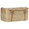 Rangement|Gifi Malle en jute naturelle avec sangles 52x31xH25 cm - TISSIA