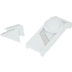 Mandoline multiusage 4 accessoires inox et plastique blanc^Gifi Clearance