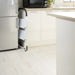 Discount Gifi Marche pied en métal à 2 marches