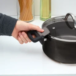 Marmite avec couvercle passoire ø 24 cm^Gifi