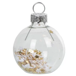 Marque-place de Noël blanc et doré x 6^Gifi Discount