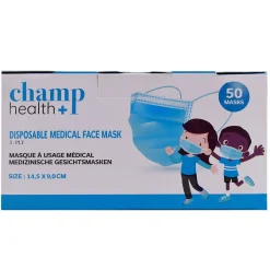 Hot Gifi Masque chirurgical enfant jetable bleu et blanc x50