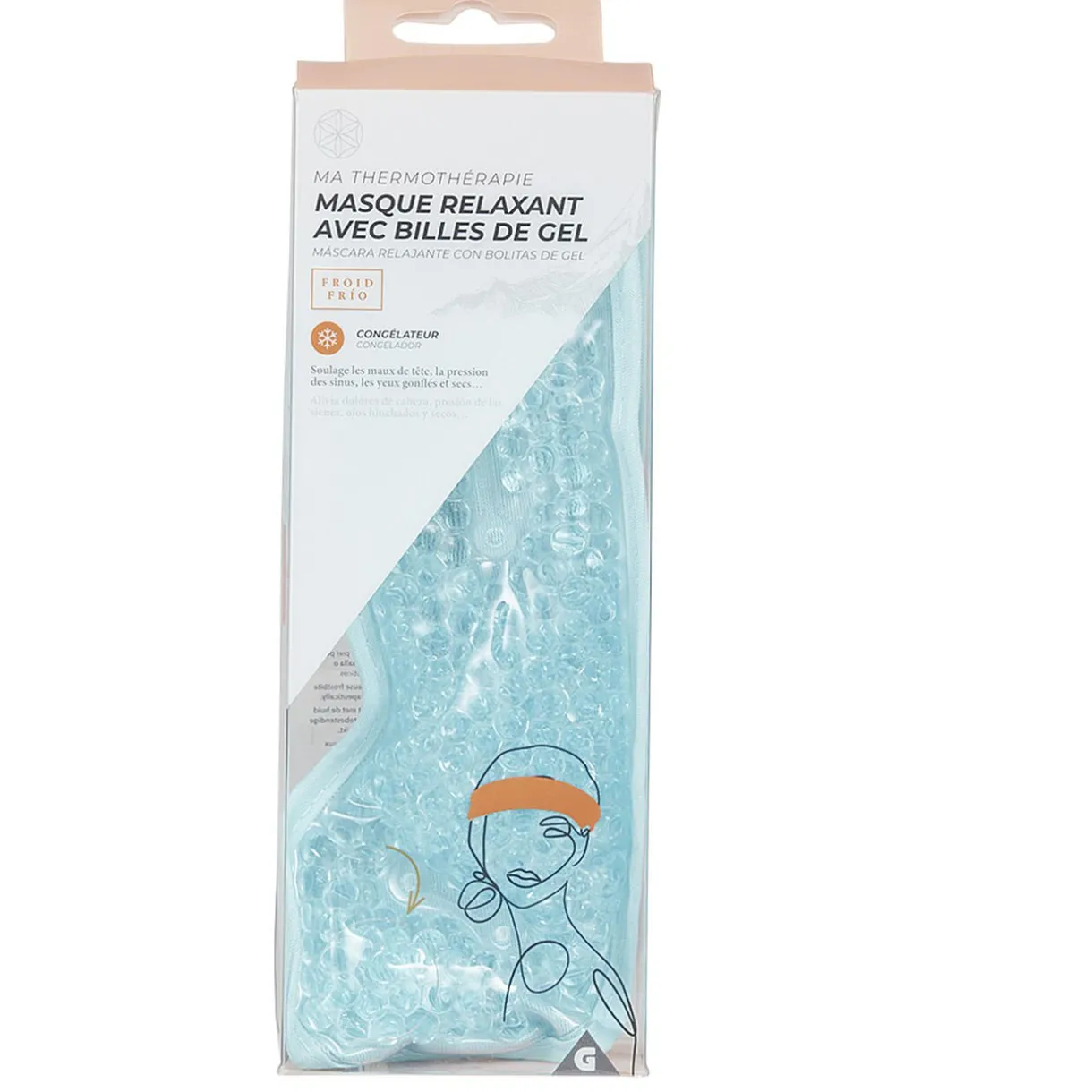 Online Gifi Masque relaxant avec billes de gel