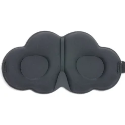 New Gifi Masque yeux forme nuage polyester noir