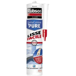 Gifi Mastic bain et cuisine RUBSON Blanc