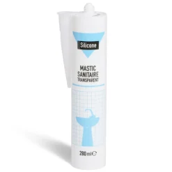 Clearance Gifi Mastic pour sanitaire silicone transparent 280ml