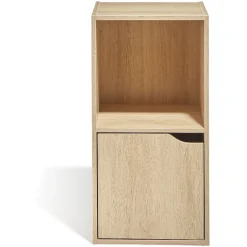 Rangement|Gifi Meuble 2 casiers contreplaqué 1 niche 1 porte