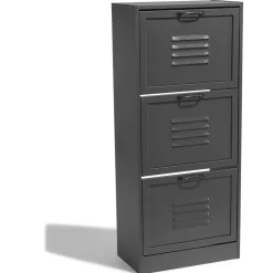 Rangement|Gifi Meuble à chaussures Brooklyn gris anthracite