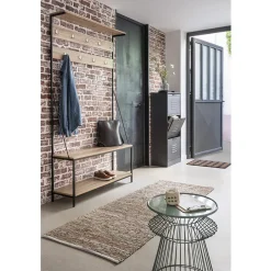 Rangement|Gifi Meuble à chaussures Brooklyn gris anthracite