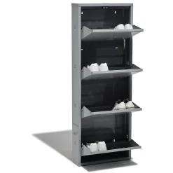 Rangement|Gifi Meuble à chaussures Pittsburgh gris anthracite