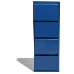 Rangement|Gifi Meuble à chaussures Pittsburgh bleu électrique 4 portes