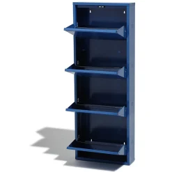 Rangement|Gifi Meuble à chaussures Pittsburgh bleu électrique 4 portes