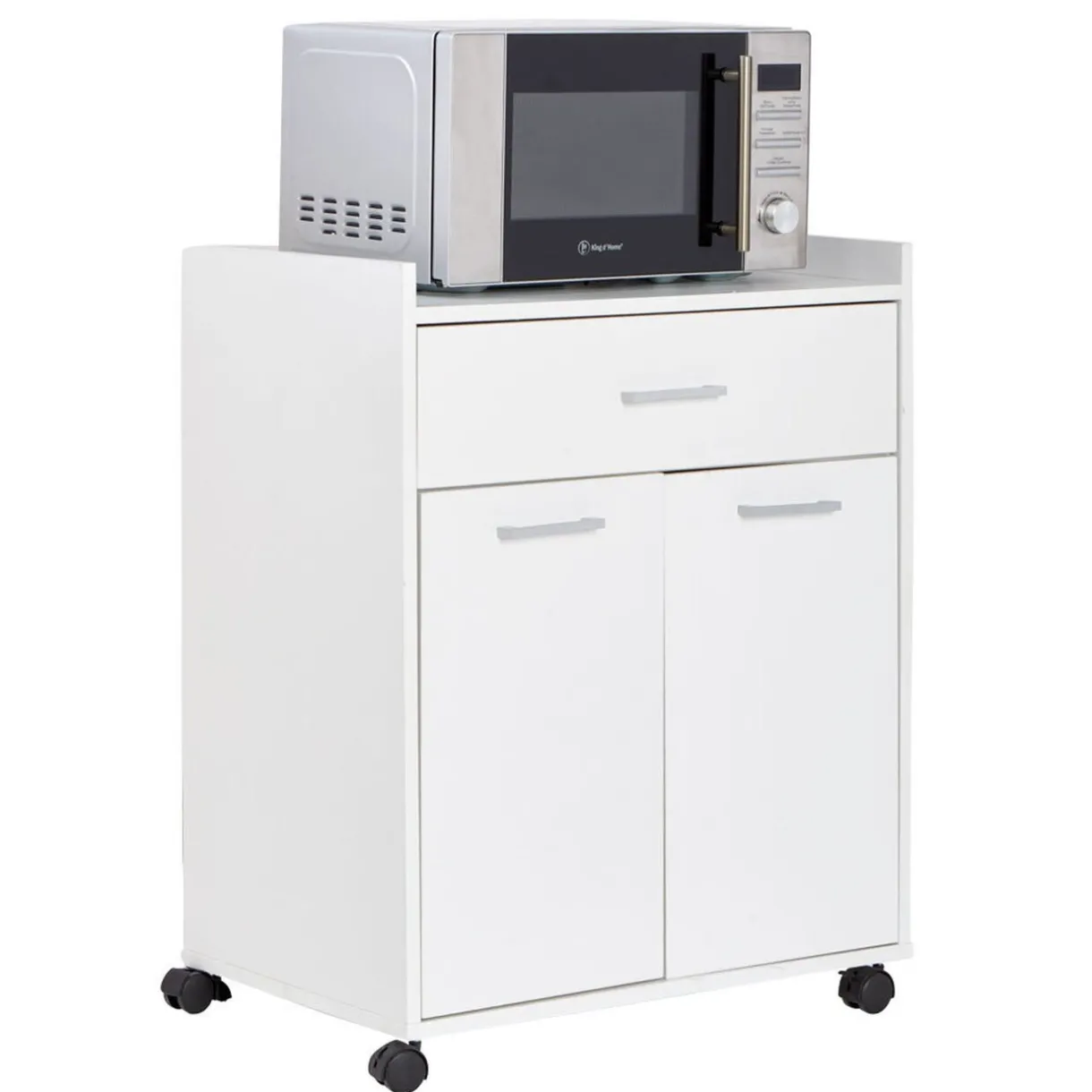 Meuble blanc pour micro ondes Kooky^Gifi Hot