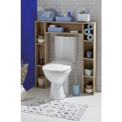 Clearance Gifi Meuble contour WC couleur naturel H.100 cm