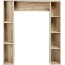 Clearance Gifi Meuble contour WC couleur naturel H.100 cm