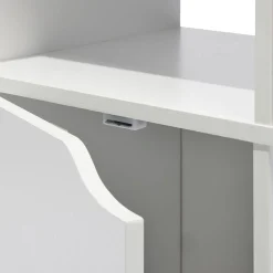 Rangement|Gifi Meuble de rangement Adam 6 cases Blanc 60x29,8xH90 cm