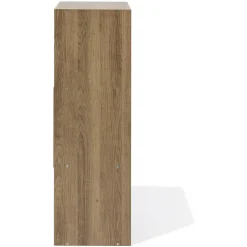 Rangement|Gifi Meuble de rangement Adam 6 cases Marron 60x29,8xH90 cm