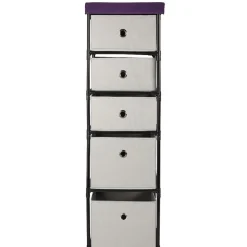 Rangement|Gifi Meuble de rangement dressing 5 tiroirs