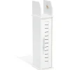 New Gifi Meuble WC Richmond vertical bois blanc
