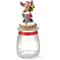 Mini bonbonnière de Noël en verre^Gifi Online