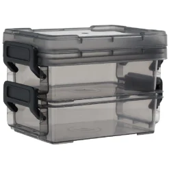 Rangement|Gifi Mini boîte de rangement 0,2L fermeture clip x2