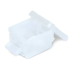 Rangement|Gifi Mini boîte en plastique transparent fermeture clips 0,30L x3