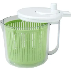 Mini essoreuse à salade vert et blanc^Gifi Discount