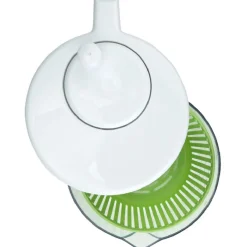 Mini essoreuse à salade vert et blanc^Gifi Discount