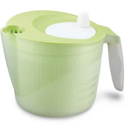 Mini essoreuse à salade verte et blanche^Gifi