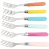 Mini fourchette inox manche plastique x6^Gifi Hot
