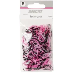 Discount Gifi Mini élastique uni noir rose x500