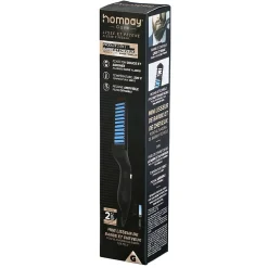 Clearance Gifi Mini lisseur 2en1 Homday barbe et cheveux avec peigne intégré