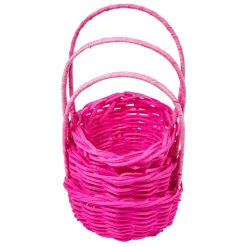 Rangement|Gifi Mini panier rose fuchsia x3