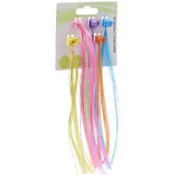 Outlet Gifi Mini pince à cheveux avec extension colorée x6