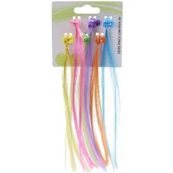 Outlet Gifi Mini pince à cheveux avec extension colorée x6