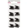 New Gifi Mini pince design papillon noir x8