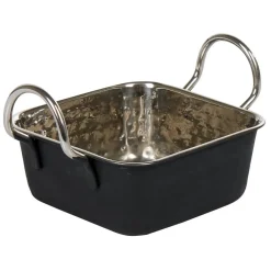 Mini plat à four rectangulaire noir ou cuivre effet martelé^Gifi