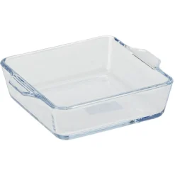 Mini plat en verre forme carré^Gifi Best