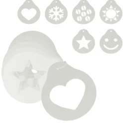 Mini pochoir à café x6 Metaltex^Gifi Online