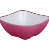 Mini saladier rose fuchsia blanc^Gifi Hot