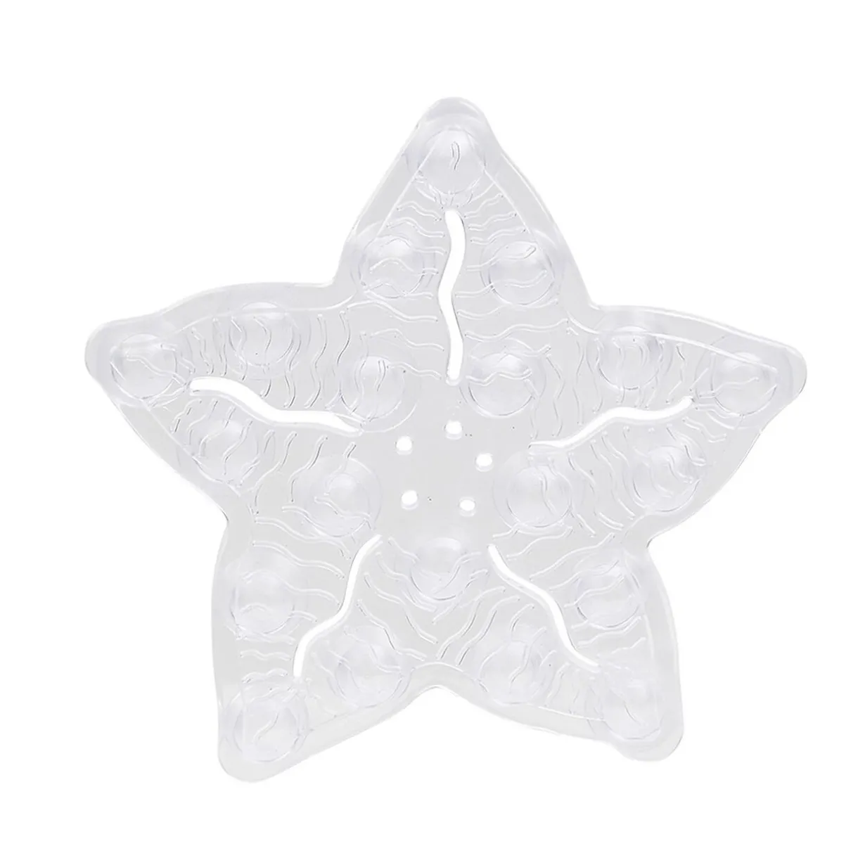 Sale Gifi Mini tapis de douche antidérapant forme étoile x6