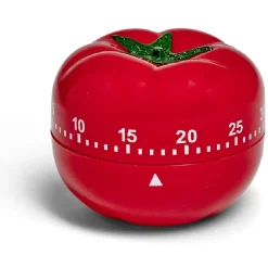 Minuteur forme tomate rouge Ø7xH6cm^Gifi New