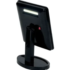 Best Gifi Miroir à LED à poser 14,5x5,5x23cm noir