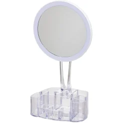 Gifi Miroir à LED avec rangement transparent