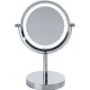 Gifi Miroir à led sur pied double face gris