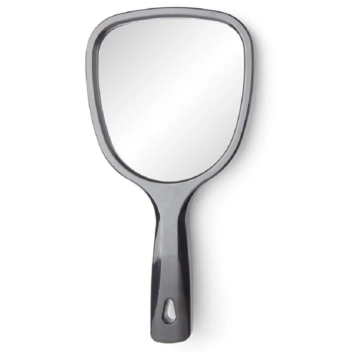 New Gifi Miroir à main double face grossissant plastique noir