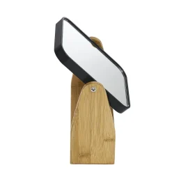 Gifi Miroir avec tiroir en bambou