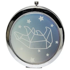 New Gifi Miroir de poche motifs banquise métal